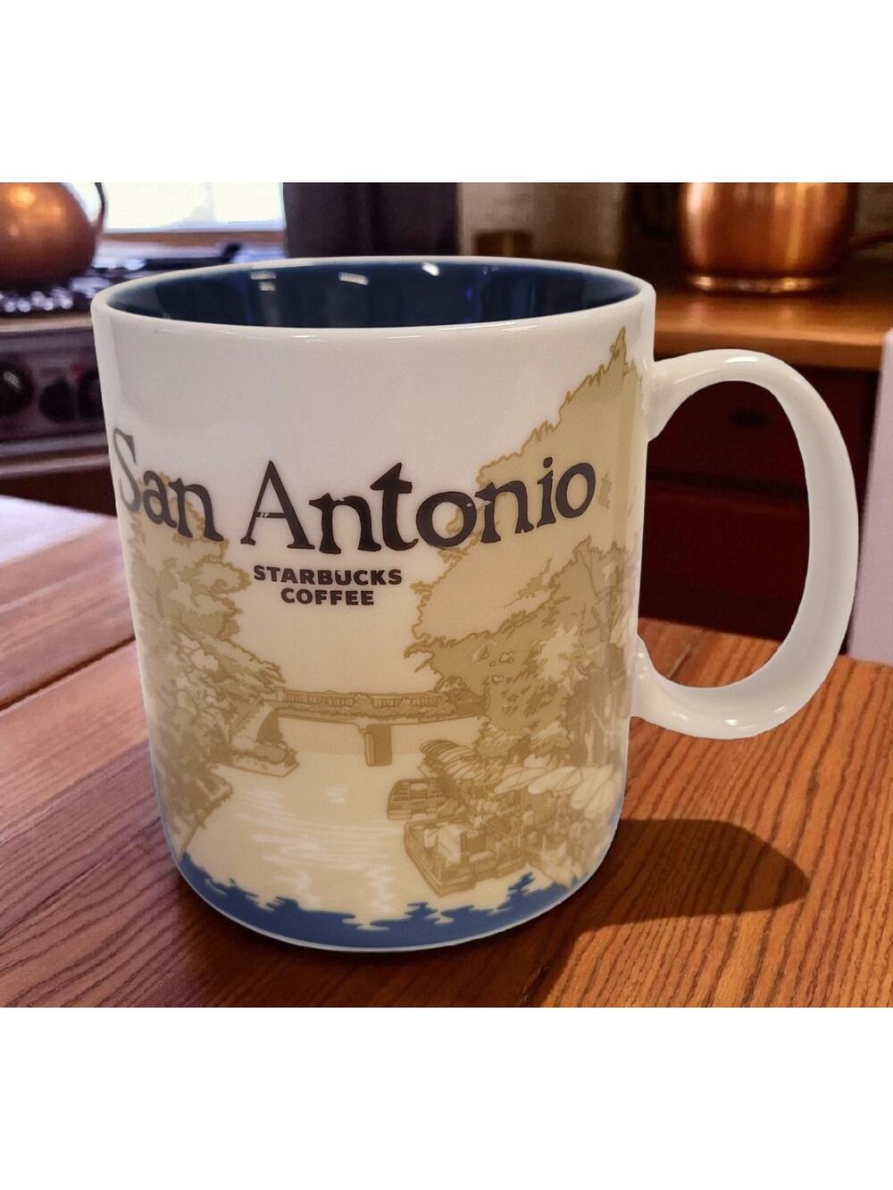 Starbucks San Antonio Mug Collector's Series 16oz Texas City Icon Coffee 2011